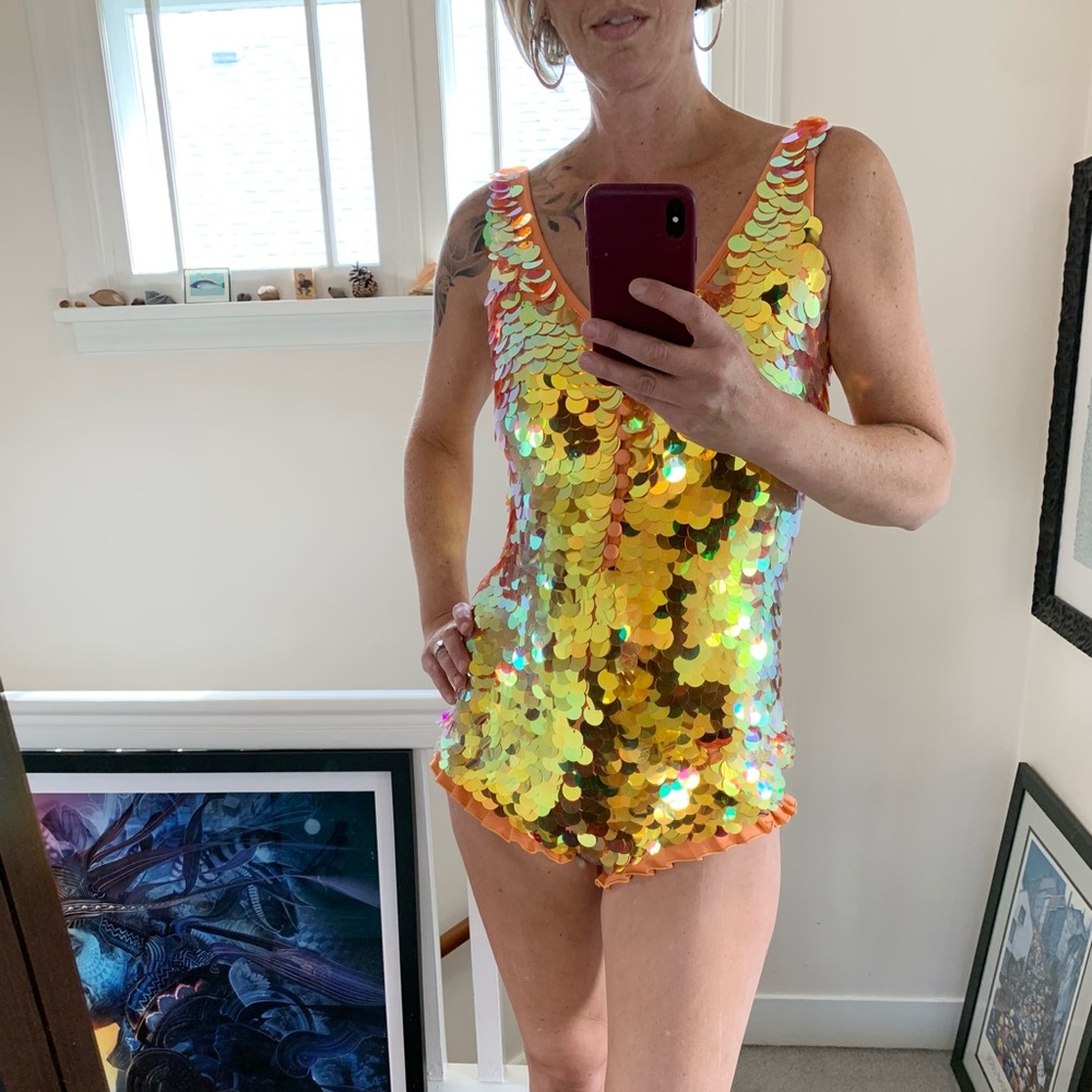 Rosa Bloom - Sequin Playsuit
